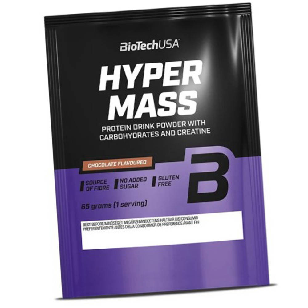 

Высокоуглеводный гейнер для набора веса Hyper Mass 5000 65 грамм