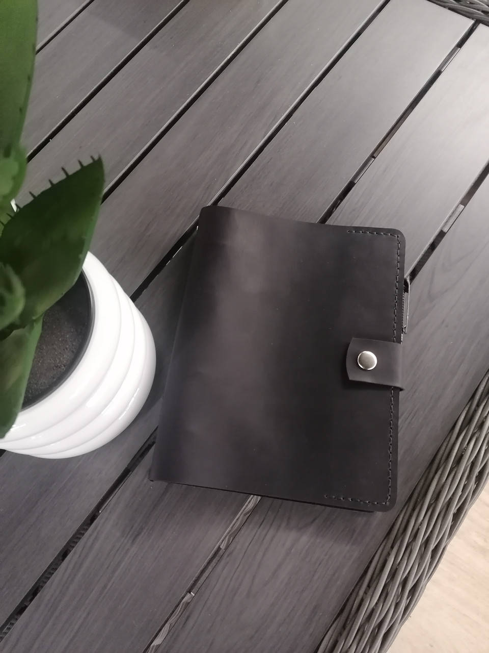 

Блокнот Revier в кожаной обложке ручной работы