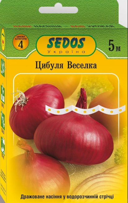 

Семена на ленте Лук Веселка 5м Sedos