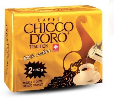 

Mолотый кофе Caffe Chiko Doro tradition 250 g