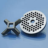 Ніж та сітка м'ясорубки Kenwood PRO 1600, фото 3