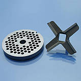 Ніж та сітка м'ясорубки Kenwood PRO 1600, фото 5