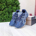 Чоловічі кросівки Asics Ael Kahana 8 (темно-сірі із салатовим) модні низькі кроси 11240 Асікс топ, фото 4