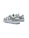 Чоловічі кросівки Nike Dunk Low Vast Grey (сірі) модні повсякденні кросівки D521 Найк топ, фото 3