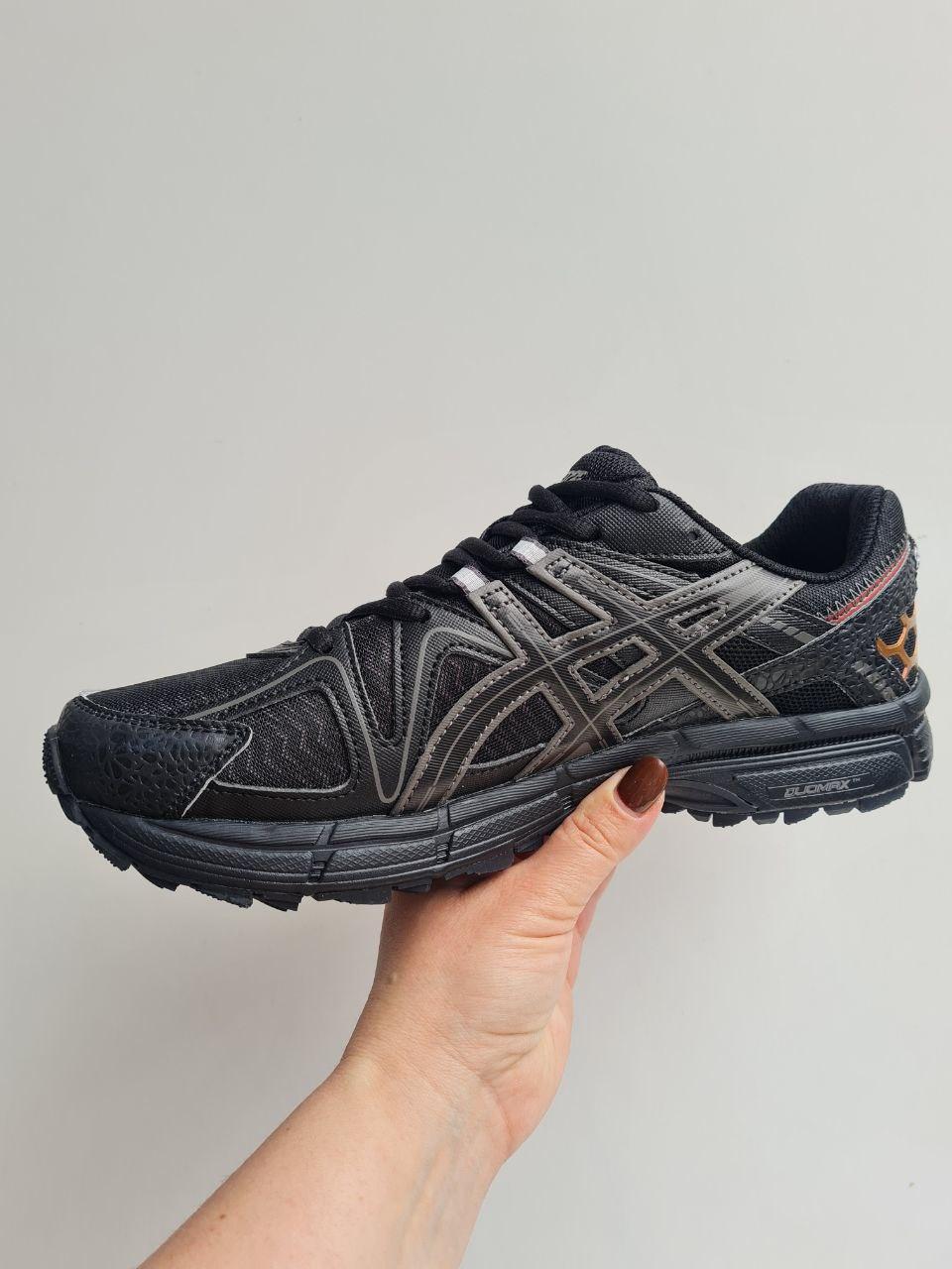 Чоловічі кросівки Asics Ael Kahana 8 Black (чорні) модні низькі кросівки 9011 Асикс топ, фото 1