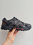Чоловічі кросівки Asics Ael Kahana 8 Black (чорні) модні низькі кросівки 9011 Асикс топ, фото 3