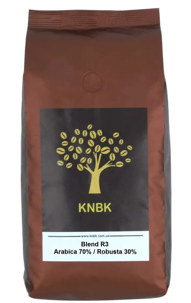 Купаж премиум класса Blend R3 Арабика 70 % / Робуста 30 % 1кг.
