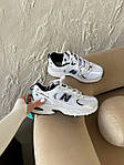 Чоловічі демісезонні кросівки New Balance 530 Silver/Black (сріблястий із чорним) спортивні кроси NB0066 НБ топ, фото 9