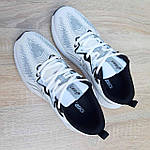 Чоловічі кросівки Asics GEL-CUMULUS 25 (білі з чорним) модні низькі кросівки 11261 Асікс топ, фото 9