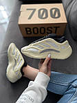 Чоловічі текстильні кросівки Adidas Yeezy Boost 700 V3 Azael (бежево-чорні) стильні кроси 417 Адідас топ, фото 5