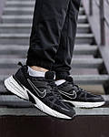 Чоловічі кросівки Nike V2K Runtekk Black (чорно-білі) модні демісезонні кроси NK152 Найк топ, фото 7