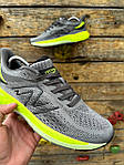 Чоловічі весняні кросівки New Balance Fresh Foam 880 (сірі із салатовим) стильні спортивні кроси 3191-5 НБ топ, фото 4