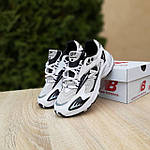 Чоловічі демісезонні кросівки New Balance 725 (біло-сірі з чорним) спортивні стильні кроси 11185 НБ топ, фото 8