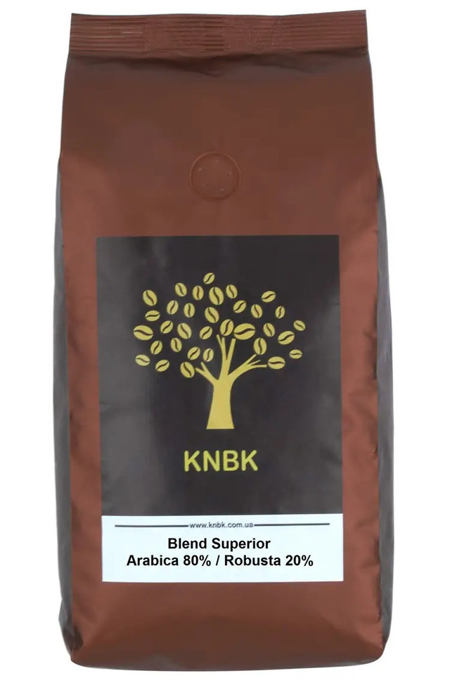 Купаж кофе KNBK SUPERIOR Арабика 80 % / Робуста 20 % 1кг.