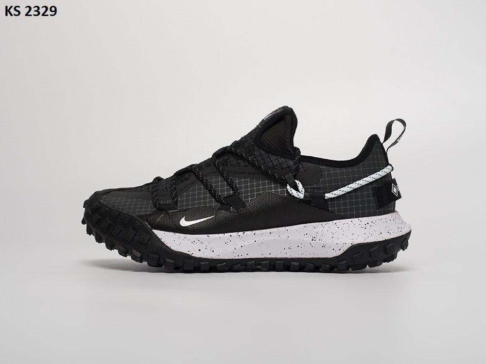 Чоловічі кросівки Nike ACG Mountain Fly (чорно-білі) стильні кросівки KS 2329 Найк vkross