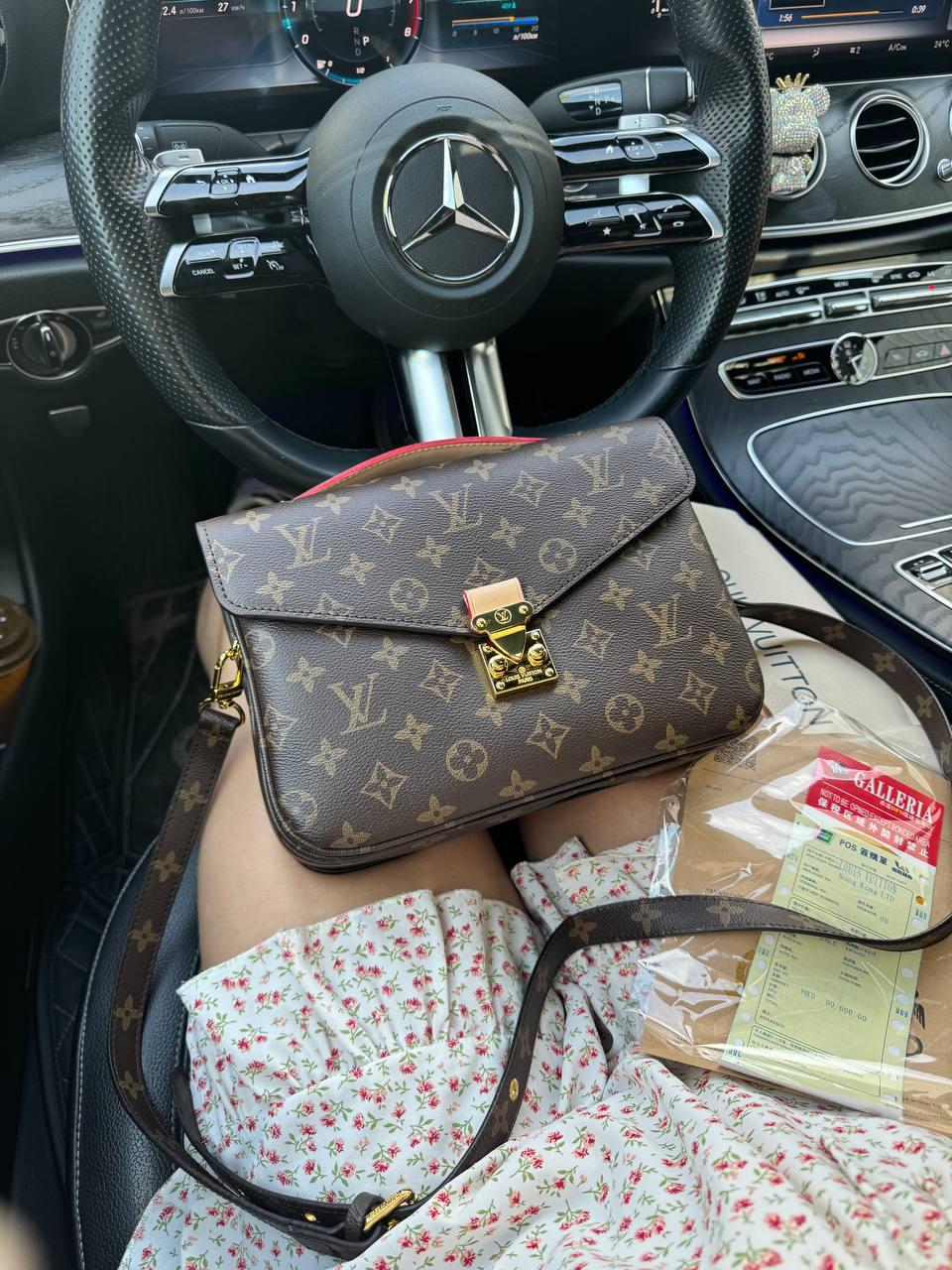 Жіноча сумка Louis Vuitton Pochette Metis Monogram Premium (коричнева) розкішна стильна сумка Gi91020 vkross
