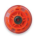 Колесо для самоката/роликів 80 мм оранджевий (1 шт), підшипники ABES-7, фото 2
