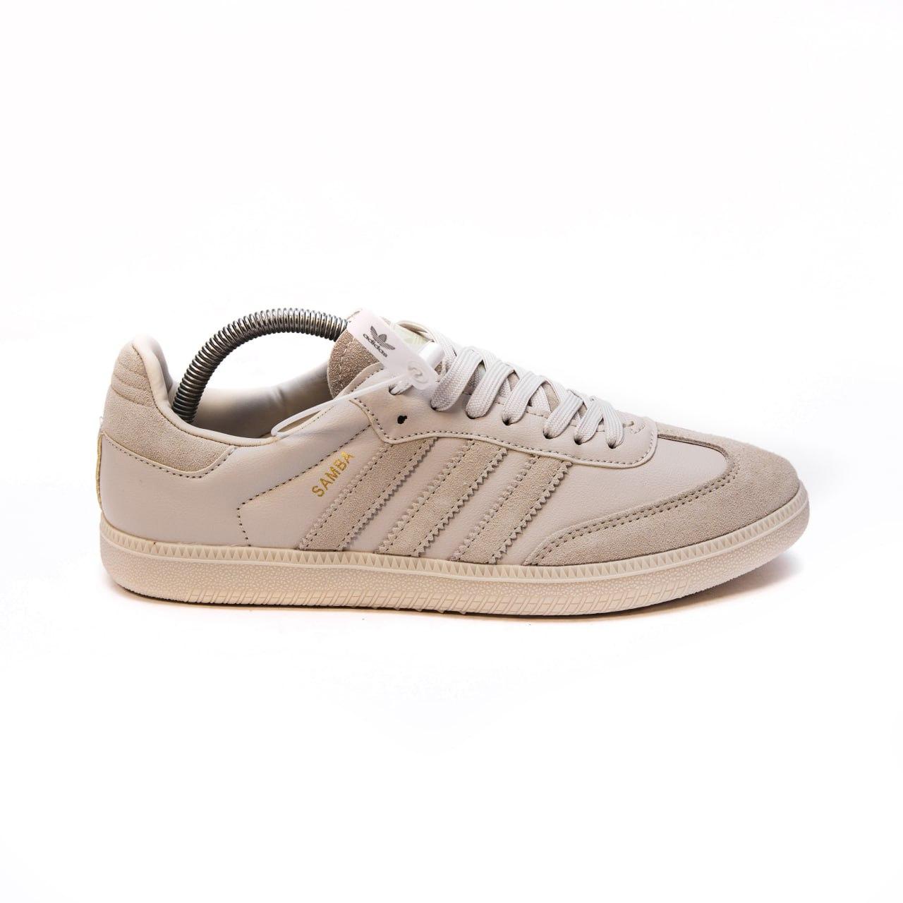 Чоловічі кросівки Adidas Samba (сірі) стильні повсякденні кроси 2554 Адіас vkross