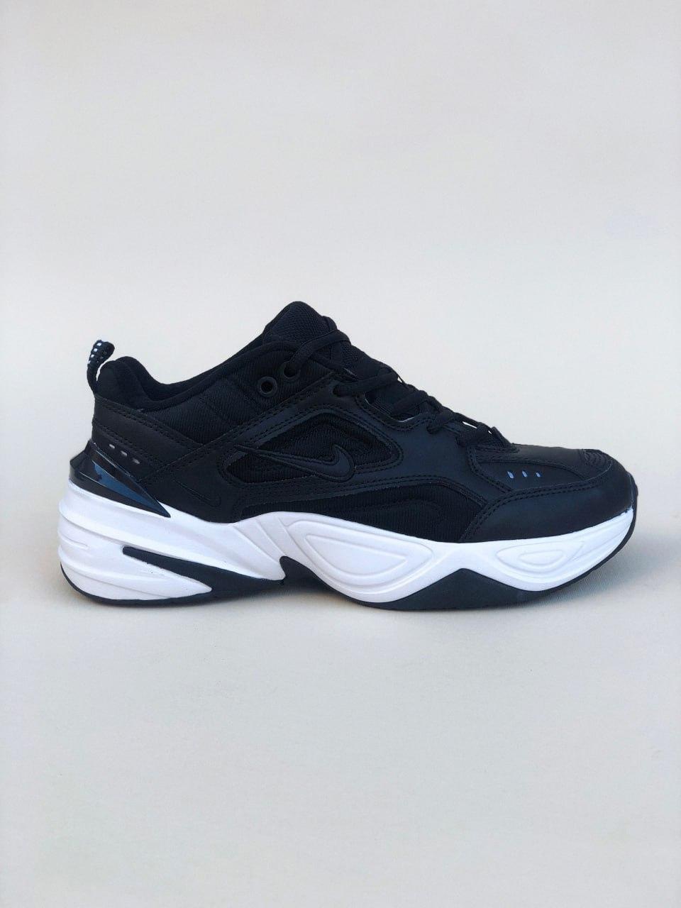 Чоловічі кросівки Nike M2K Tekno Black White (чорно-білі) низькі стильні кросівки 4719 Найк vkross