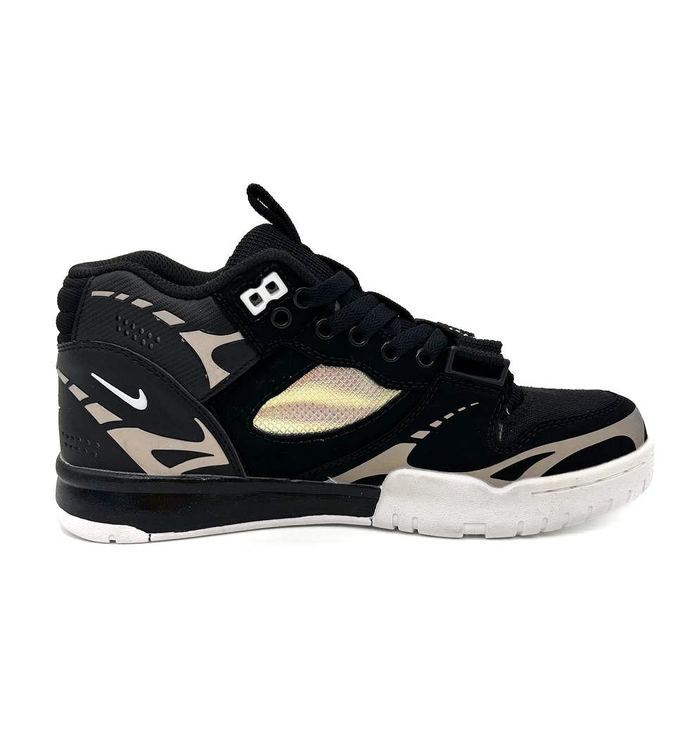 Чоловічі демі кросівки Nike Air Trainer 1 Utility Black White Hologram (чорно-білі) модні кроси D490 Найк vkross