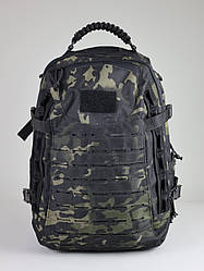Рюкзак паракорд Laser Ultimatum Чорний мультикам RT-2236