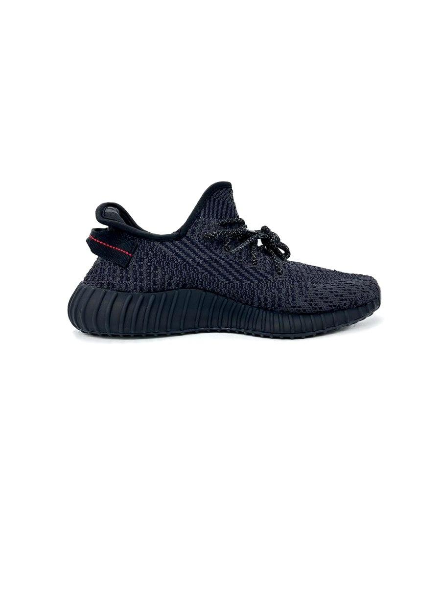 Чоловічі текстильні кросівки Adidas Yeezy Boost 350 V2 Black (чорні) стильні кроси D539 Адідас vkross