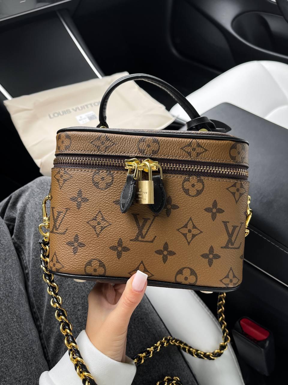 Жіноча сумка Louis Vuitton (коричнева) стильна модна містка сумочка art0358 vkross, фото 1