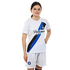 Форма футбольна дитяча із символікою футбольного клубу INTER MILAN гостьова 2024 SP-Planeta CO-6353 6-14 років, фото 2