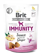 Ласощі для зміцнення імунітету у собак Brit Care Immunity з комахами та імбиром 150 г