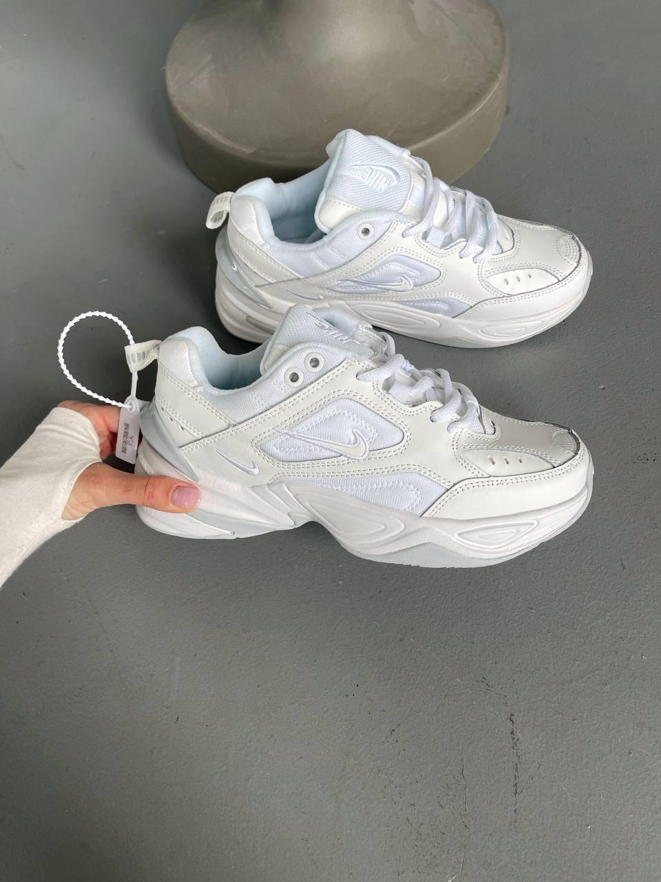 Чоловічі кросівки Nike M2K White (білі) низькі стильні кросівки N004 Найк vkross