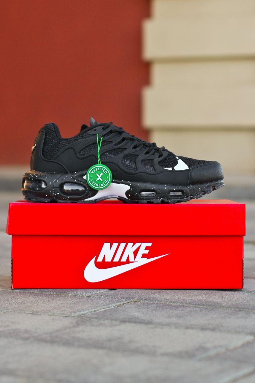 Чоловічі кросівки Nike Air Max TN Terracape Plus (чорні) модні повсякденні кроси 1041 Найк vkross