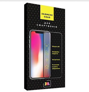 Захисне скло 5D Premium для Samsung A02 / M02 / A12 / M12 Black, фото 3
