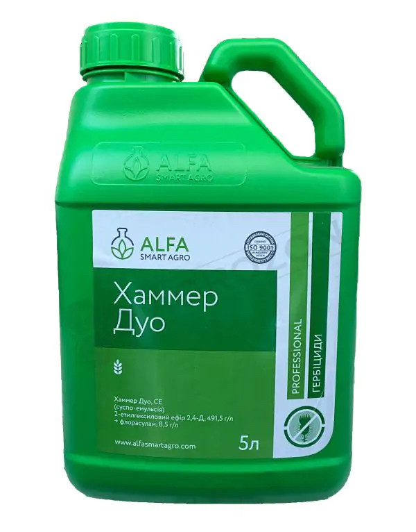 Гербіцид Хаммер Дуо ALFA Smart Agro - 5 л