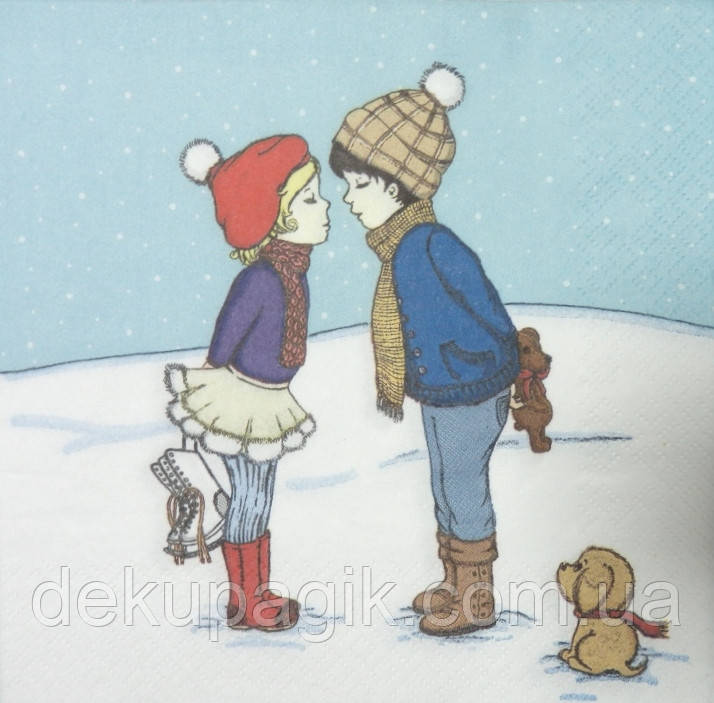 Серветка для декупажу 33х33см, НГР-15, фото 1