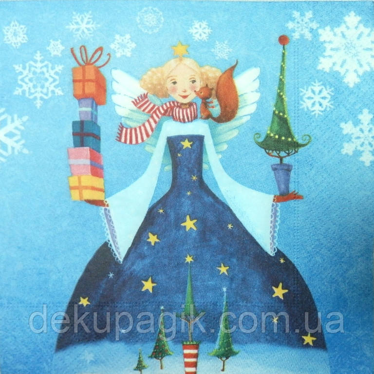 Серветка для декупажу 33х33см, НГР-17, фото 1