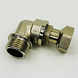 Кутник з накидною гайкою 1/2" ЗР  BS KVANT, фото 2