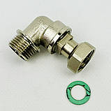 Кутник з накидною гайкою 1/2" ЗР  BS KVANT, фото 3