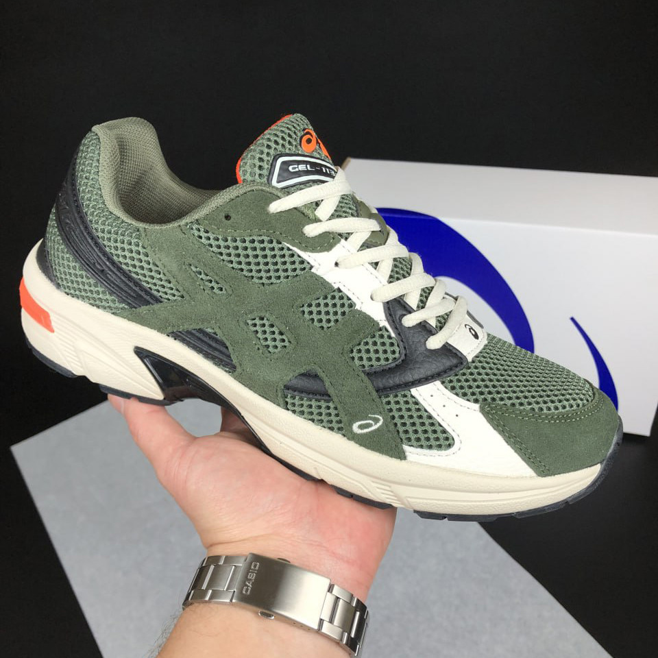Чоловічі кросівки Asics Gel 1130 сіточка стильні молодіжні зелені