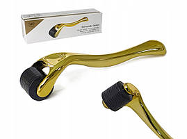 Derma Roller 540 Ігли 3,0 мм Dermaroller Титан Золотий