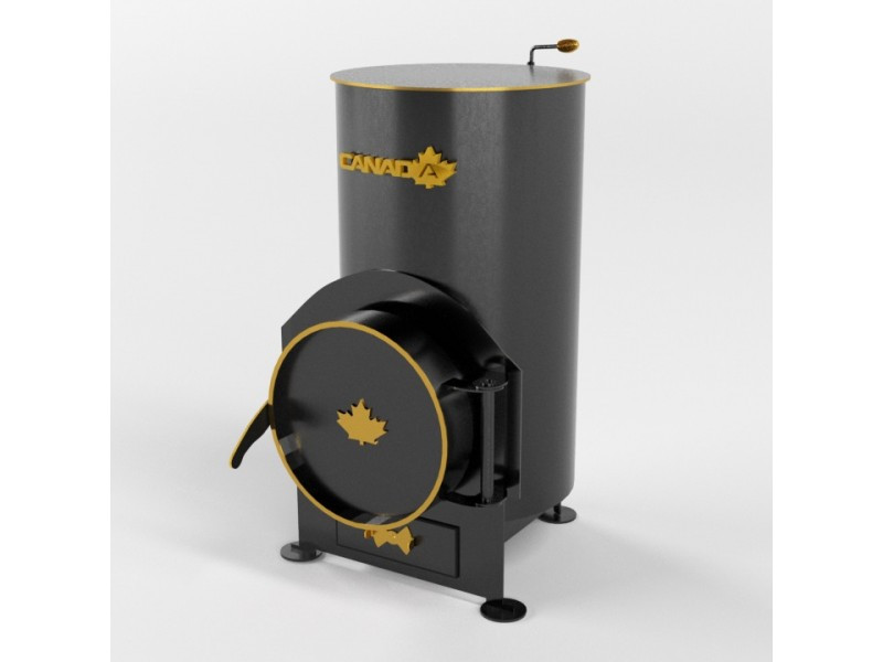 Буржуйка Canada 85 м. куб. з зольником, фото 1
