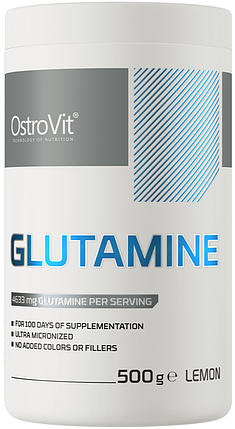 Глютамін OstroVit Glutamine 500 гр лимон, фото 1