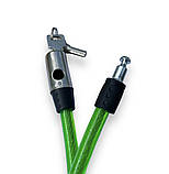 Замок велосипедний 0,6м під ключ салатовий, фото 5