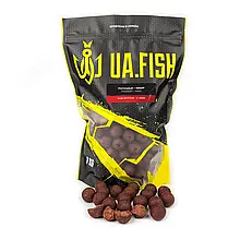 Прикормочні варені бойли 20мм полуниця - Імбир ТМ Українська Рибалка