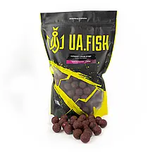 Прикормочні розчинні бойли 24мм Кальмар - Лісові ягоди ТМ Українська Рибалка