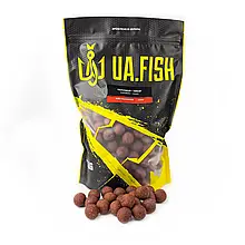 Прикормочні розчинні бойли 24мм полуниця - Імбир ТМ Українська Рибалка