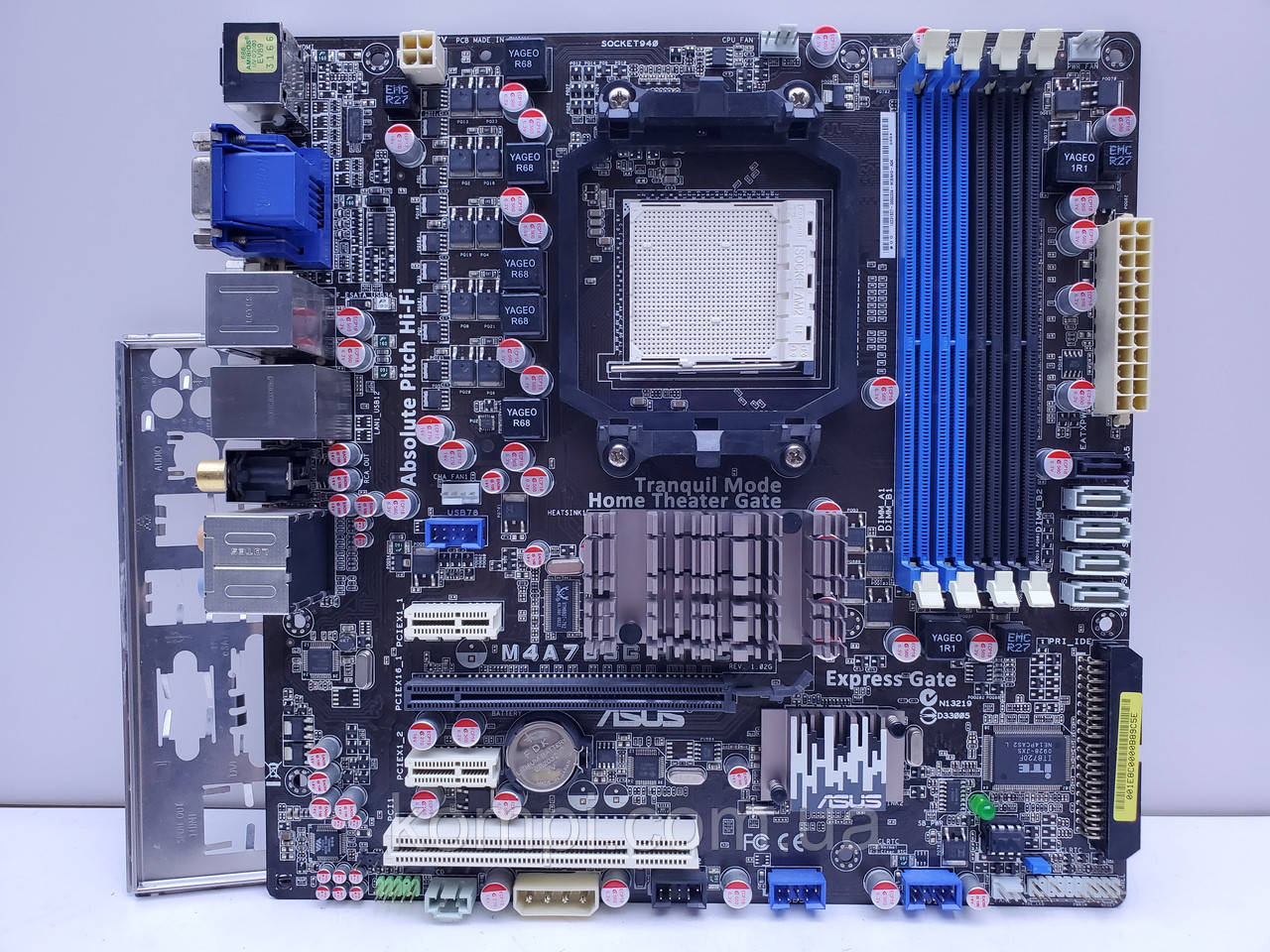Материнська плата sAM2+ ASUS M4A785G (Soket AM2+, DDR2, б/у), фото 1