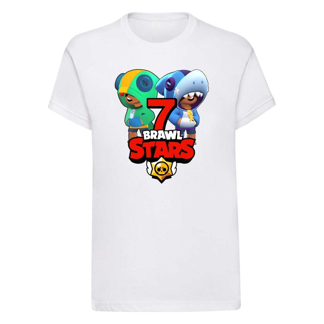 Дитяча футболка з принтом Brawl Stars Бравл Старс 7 років