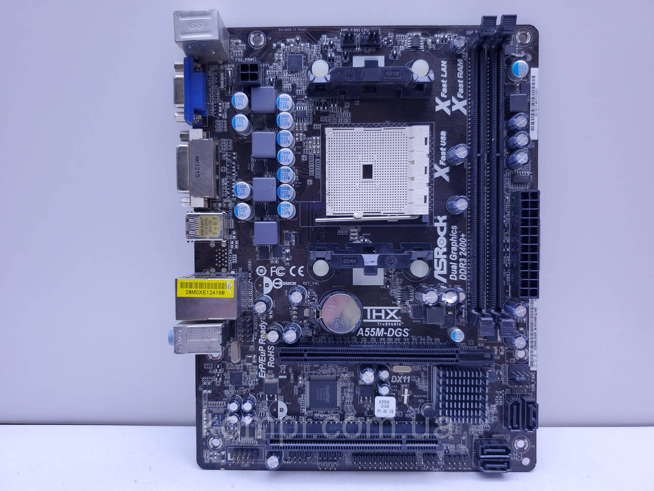 Материнська плата FM1 ASRock FM2A55M-DGS (Socket FM1,DDR3,б/у)