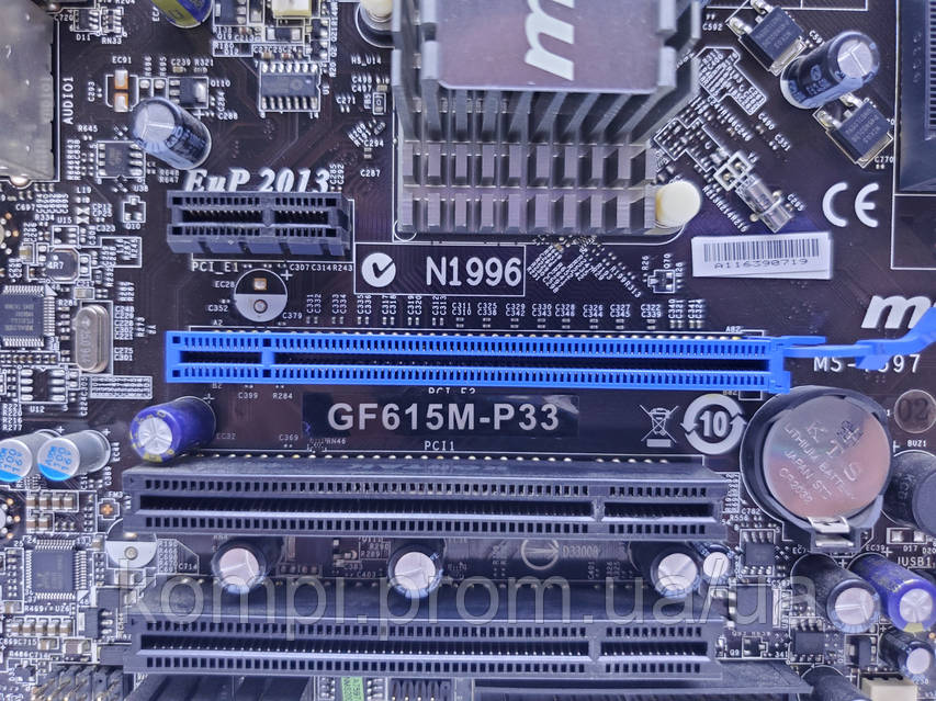 Материнская плата MSI GF615M-P33 V2 (Socket AM3,DDR3,б/у) Купить