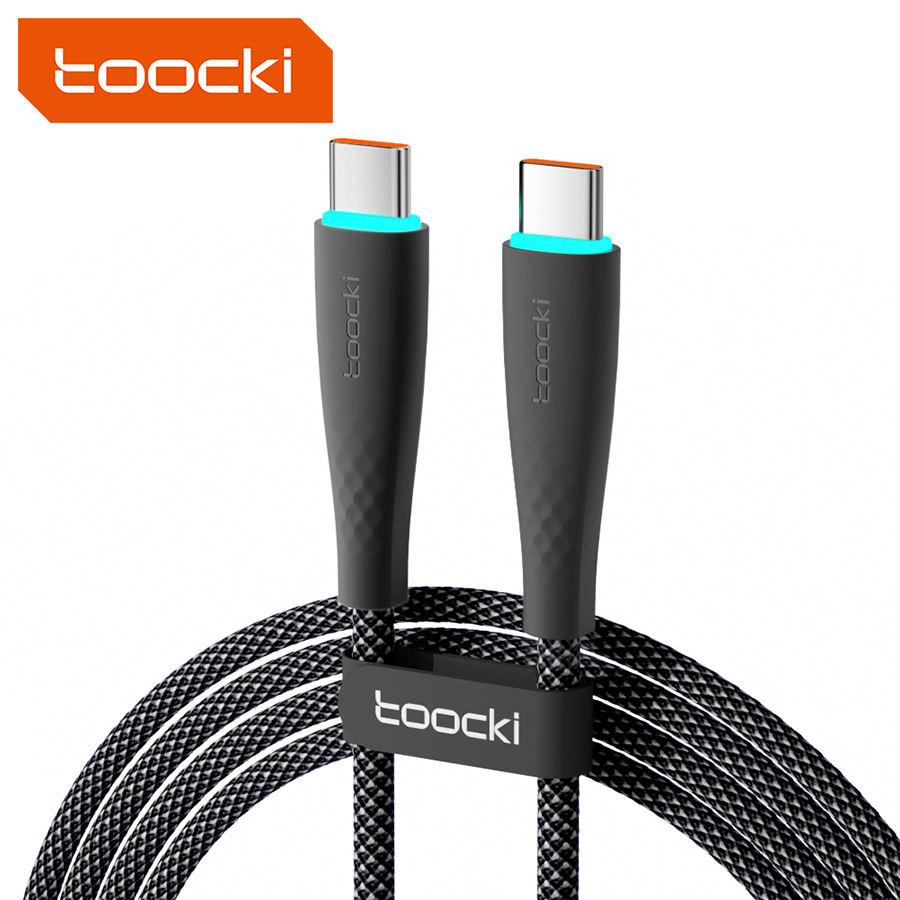 Кабель зарядный Toocki USB Type-C to USB Type-C PD Fast Charging Data Cable Black 2 м (TXCTT1-BMHA01)